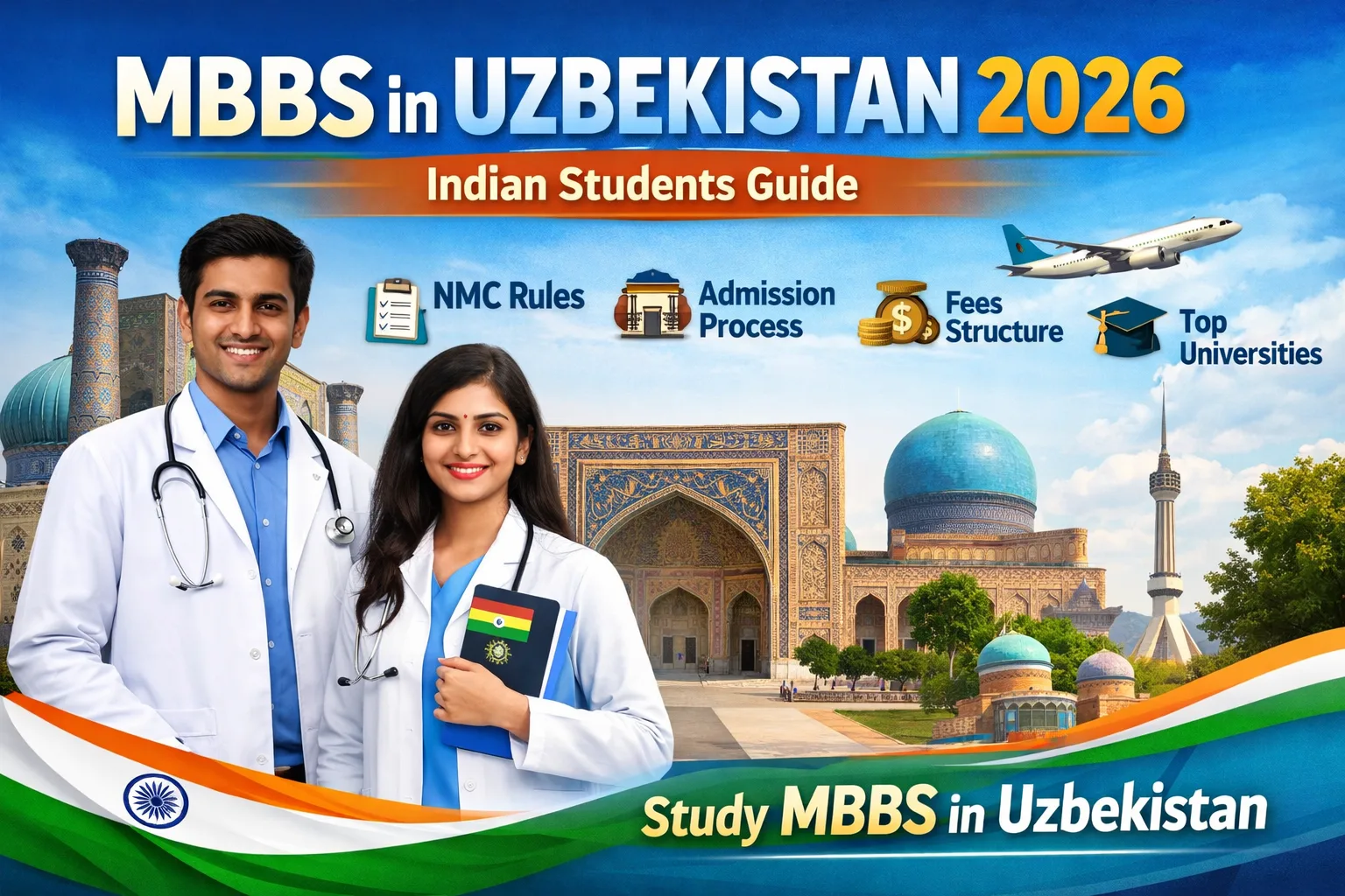 MBBS in Uzbekistan 2026: Indian Students Guide (NMC Rules, Admission Process, Fees & Top Universities)
